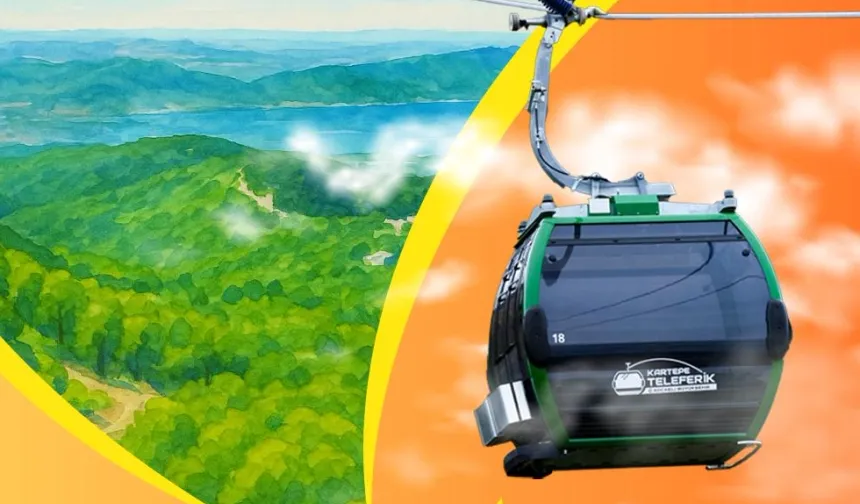 Kartepe Teleferik’te bayrama özel yüzde 50 indirim