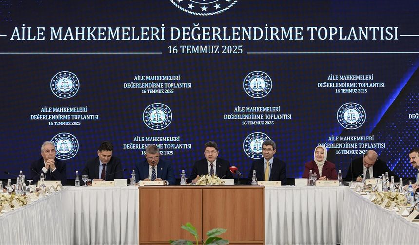 Adalet Bakanı Tunç başkanlığında "Aile Mahkemeleri Değerlendirme Toplantısı" düzenlendi