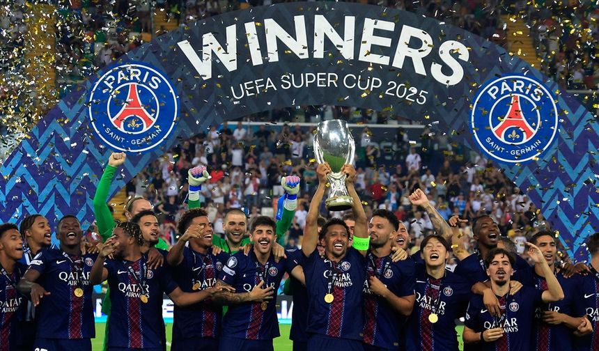 UEFA Süper Kupa'nın sahibi Paris Saint-Germain