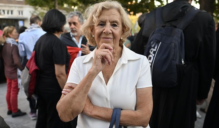 Eski Madrid Belediye Başkanı Carmena'dan İsrail'in Gazze'deki saldırılarına 'vahşi soykırım' tanımlaması
