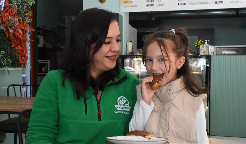 Kızı için mutfağa giren anne açtığı restoran ve markette glütensiz lezzetler tattırıyor