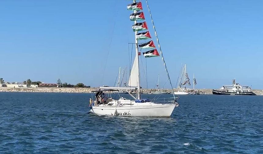 Küresel Sumud Filosu'nda kadınlardan oluşan tekne, Filistinli kadınlara destek için Gazze yolunda