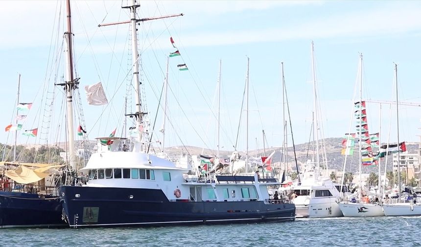 Küresel Sumud Filosu'ndaki 10 tekne daha Tunus'tan Gazze'ye doğru çıktı