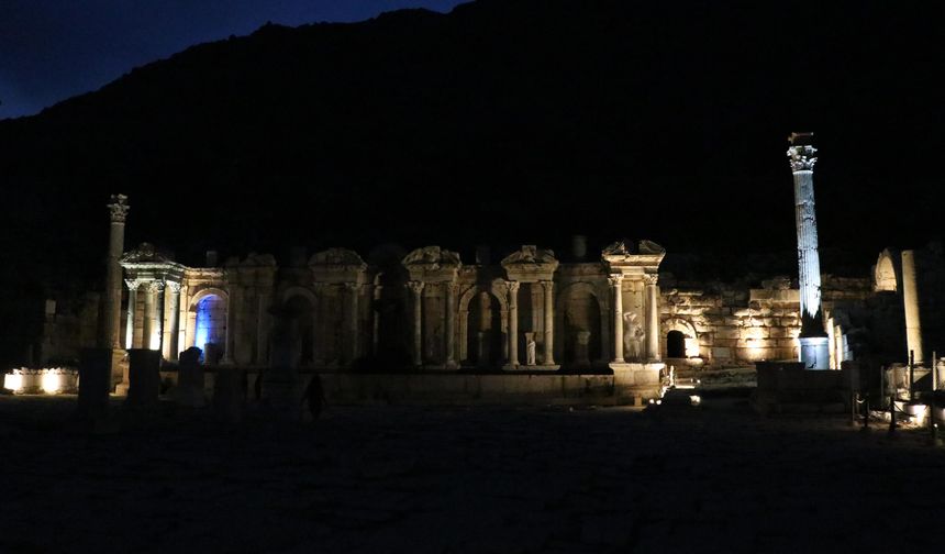Sagalassos'ta ışıklar gece müzeciliği için yanacak