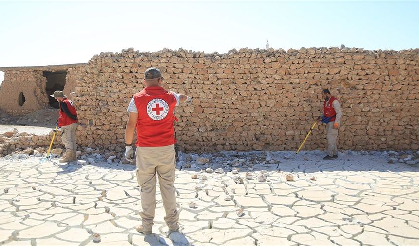 Uluslararası Kızılhaç Komitesi, Suriye'de patlamamış mühimmatları temizliyor