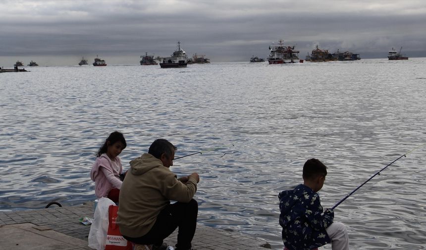 Balıkçıların Karadeniz'deki hamsi avı sürüyor