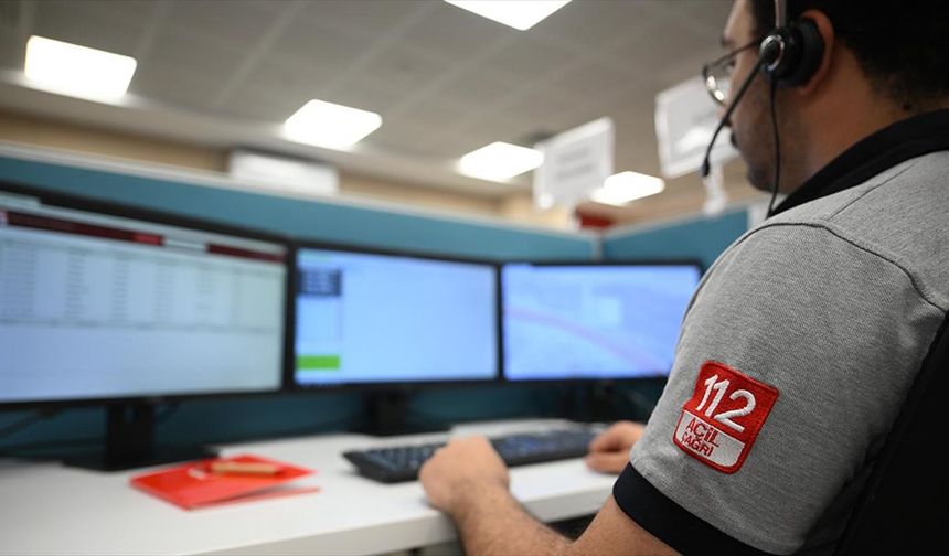 Çanakkale'de 112 Acil Çağrı Merkezi'ne gelen ihbarların yarıdan fazlası asılsız çıktı
