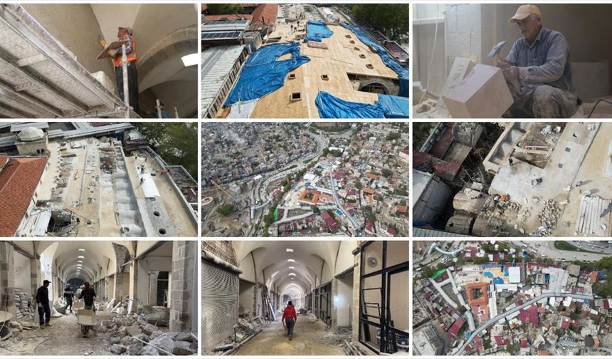 Kahramanmaraş'ın kalbi Kapalı Çarşı yeniden ayağa kalkıyor