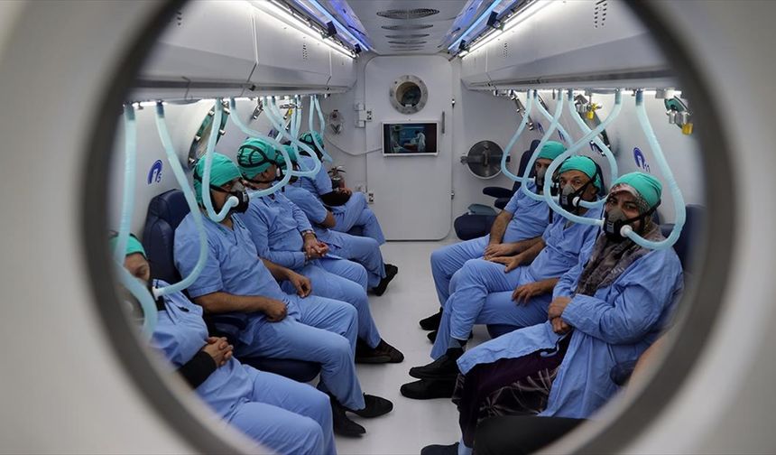 Sivas'taki 'Hiperbarik Oksijen Tedavi Merkezi'nden 400 hasta faydalandı