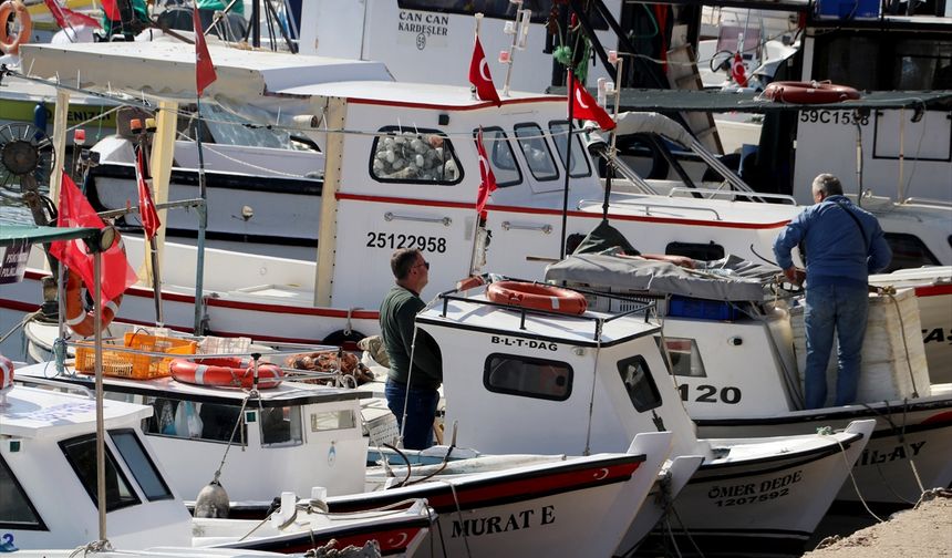 Tekirdağlı balıkçılar havanın ve deniz suyunun soğumasını bekliyor