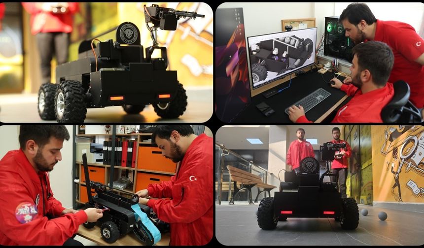 Ürettikleri robotla TEKNOFEST ikincisi olan öğrenciler, yeni yarışlarda zirveyi hedefliyor