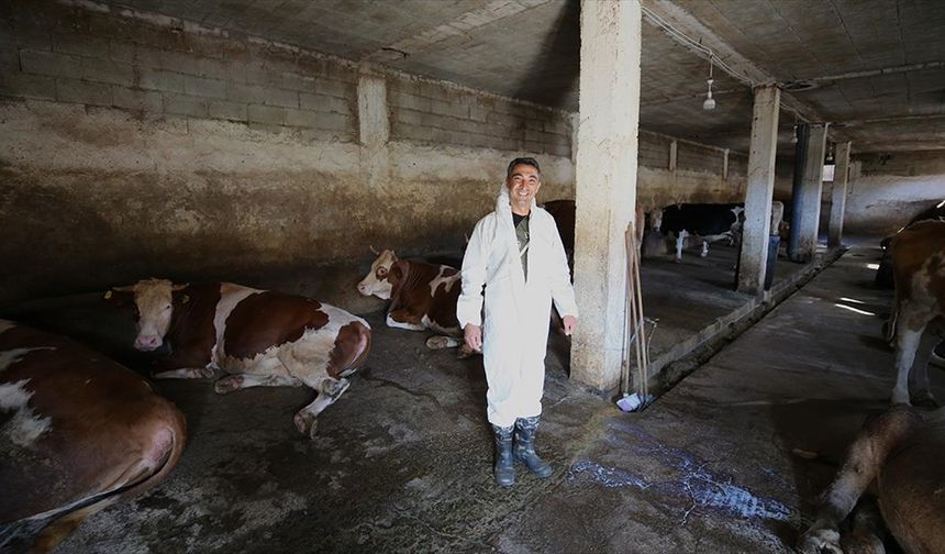 Devlet desteğiyle çiftlik kuran eski hükümlü hayatında yeni bir sayfa açtı