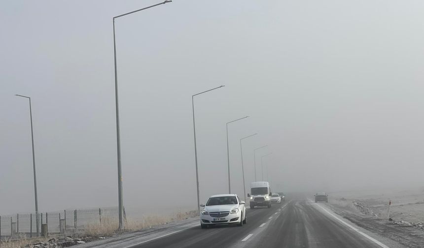 Erzurum, Kars ve Ardahan'da olumsuz hava koşulları etkisini sürdürdü
