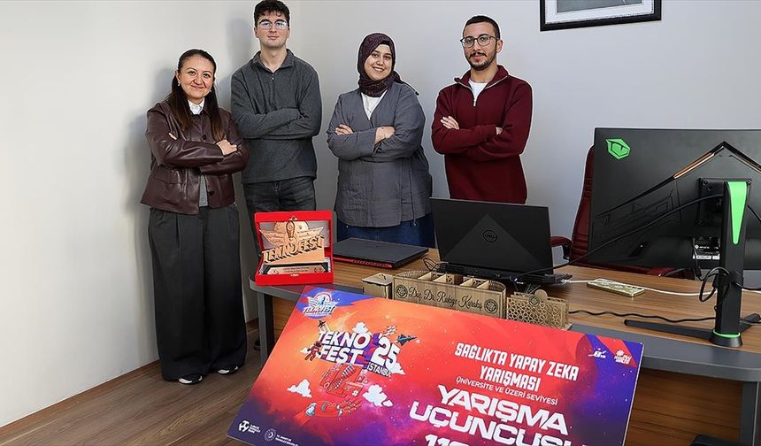 Yapay zekayla inmeyi erken teşhis etmeyi hedefleyen proje TEKNOFEST'te üçüncü oldu