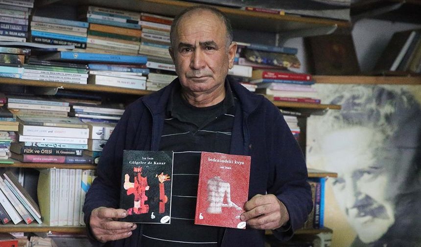 Datça'nın İsa ustası kütüphaneye çevirdiği tamirhanesinde kitap sevgisi aşılıyor