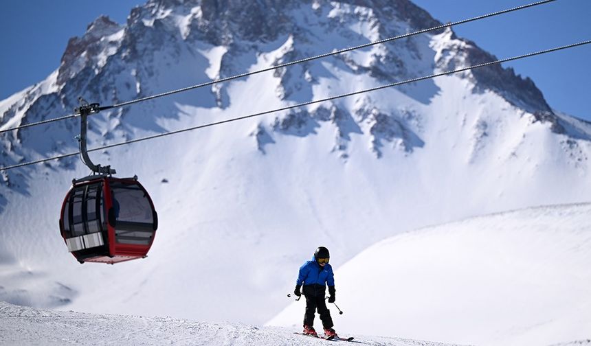 Erciyes'te kayak keyfi 18 Aralık'ta başlayacak