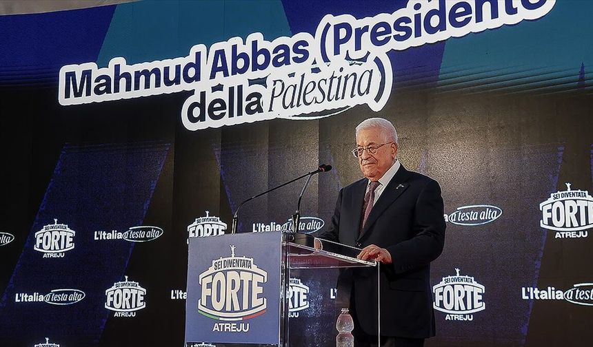 Filistin Devlet Başkanı Abbas'tan İtalya'ya 'Filistin Devleti'ni tanıyın' çağrısı