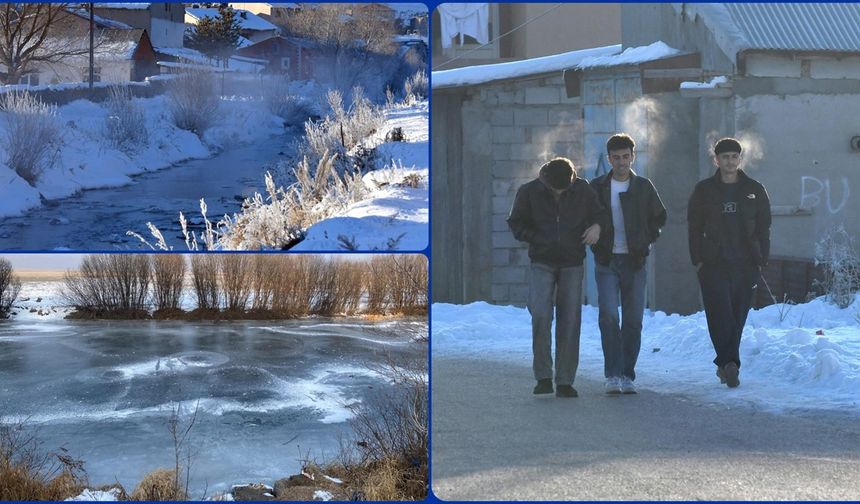 Kars ve Ardahan'da soğuk hava etkili oluyor