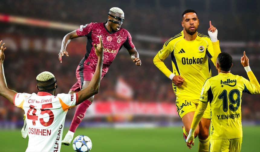 Osimhen ve En-Nesyri, 2025'te Avrupa'nın en formda golcüleri arasında