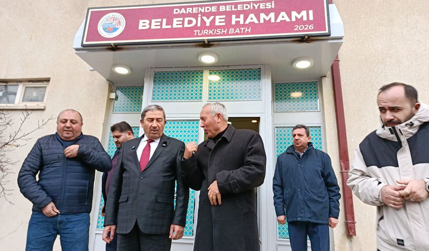 Darende'de Öğretmenevi Altındaki Hamam Yeniden Hizmete Açıldı