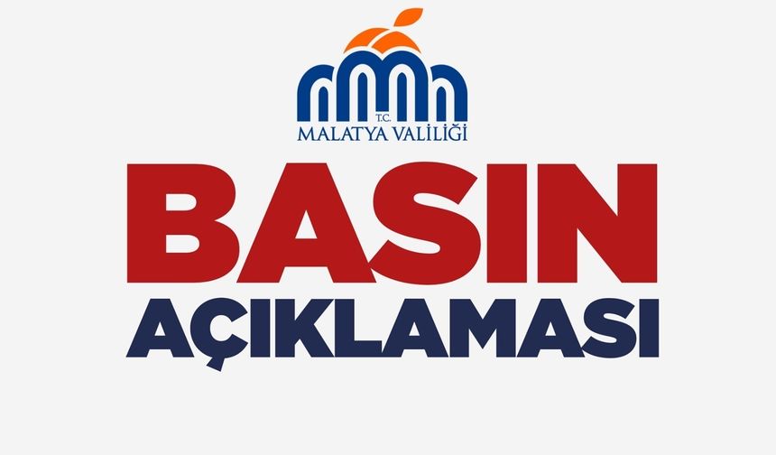 Malatya'da 6 Şubat'ta eğitime 1 gün ara