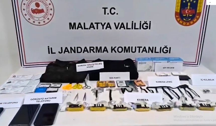 Malatya'da Ehliyet Sınavında Kopya Çetesi Çökertildi