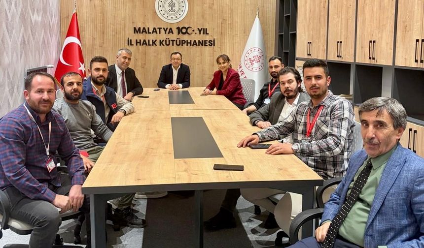 Türk Kültür Sanat Sen Heyeti Malatya'da Kurum Ziyaretlerinde Bulundu
