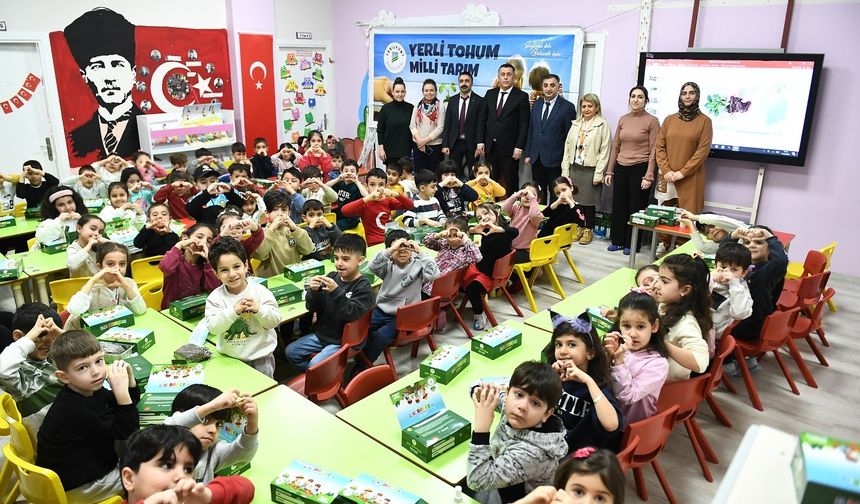 Yeşilyurt Belediyesi'nden Miniklere Tarım Eğitimi