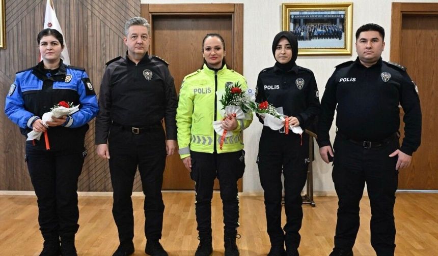 Adıyaman Emniyet'te Kadınlar Günü Kutlaması