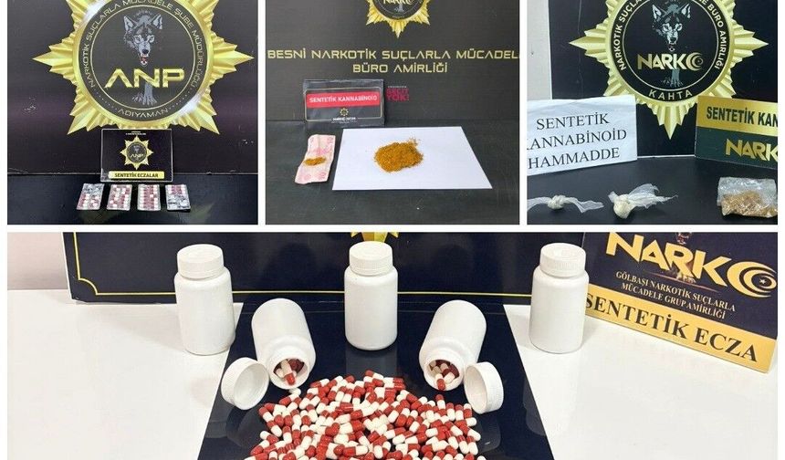 Adıyaman'da 71 Aranan Şahıs Yakalandı, Uyuşturucu Operasyonları Sürüyor