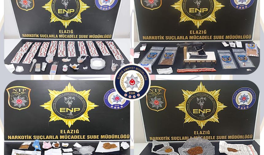 Elazığ'da Uyuşturucuya Darbe