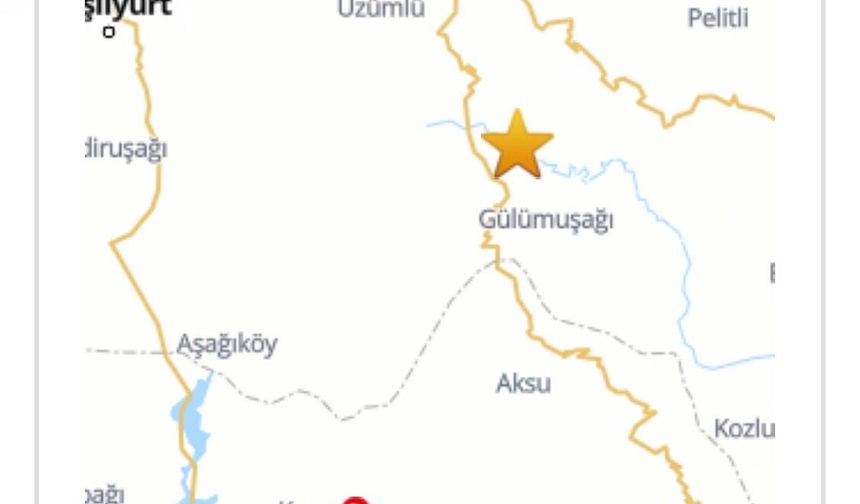 Malatya'da 4, 4 Büyüklüğünde Deprem Kaydedildi