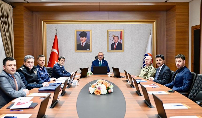 Malatya'da Asayiş Ve Güvenlik Masaya Yatırıldı