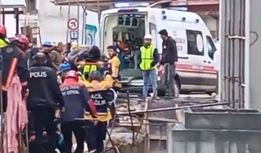 Malatya'da İnşaatta Yüksekten Düşen İşçi Yaralandı