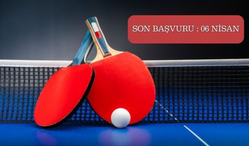 Malatya'da Kurumlar Arası Masa Tenisi Ligi Başlıyor