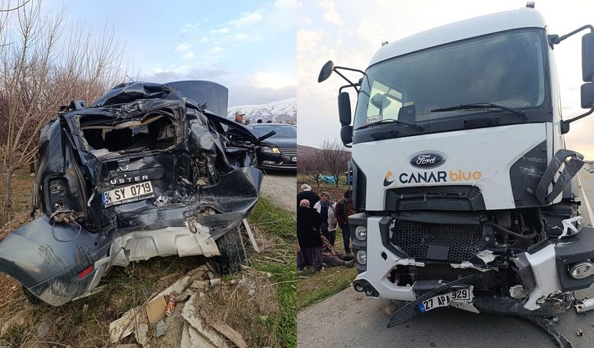 Malatya'da Trafik Kazası: 1 Ölü, 3 Yaralı