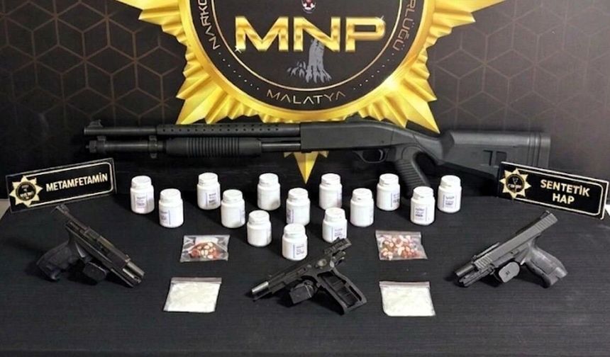 Malatya'da Uyuşturucu Ve Silah Operasyonu: 2 Tutuklama