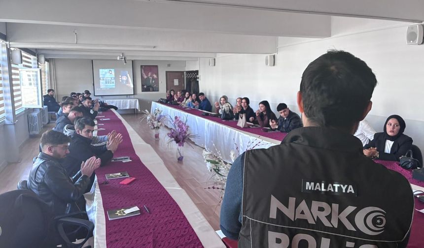 Malatya'da Uyuşturucuya Sıfır Tolerans: Hem Operasyon Hem Bilgilendirme