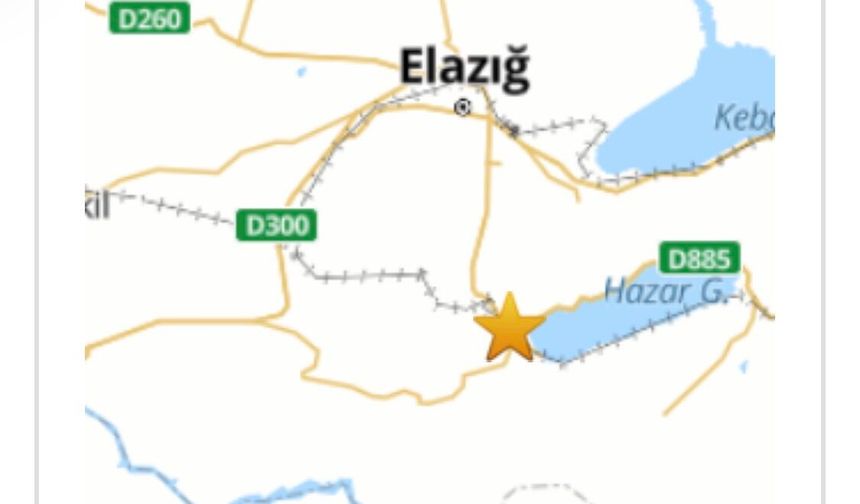 Sivrice'de 4,3 büyüklüğünde deprem meydana geldi, Malatya'da da hissedildi