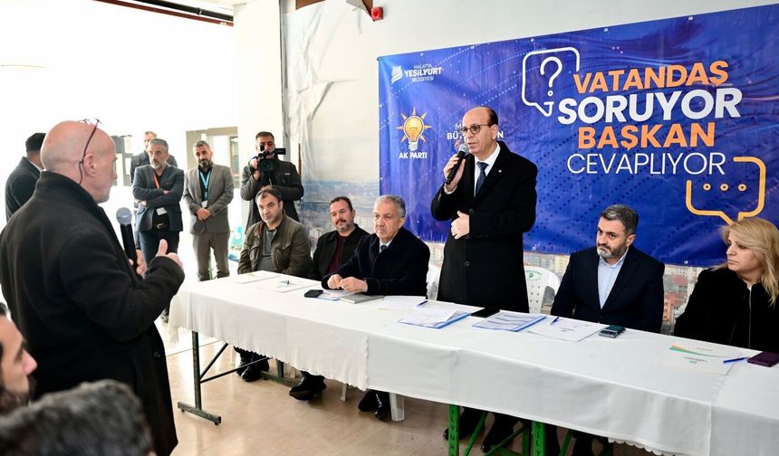 Yeşilyurt'ta 'Vatandaş Soruyor, Başkan Cevaplıyor' Toplantısı Yapıldı