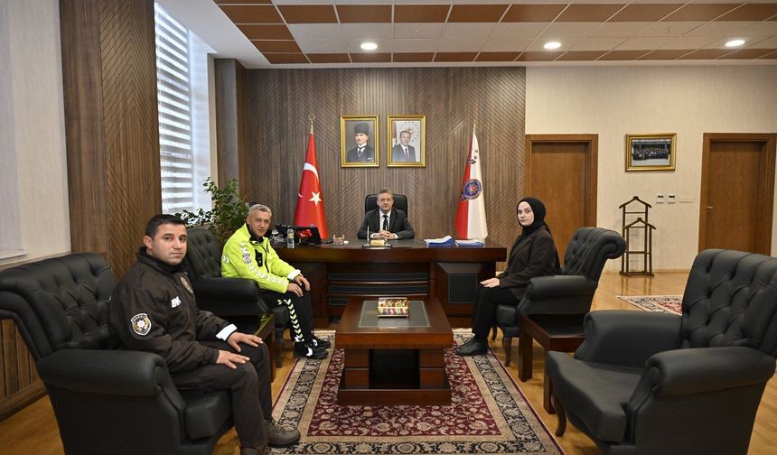 Adıyaman Emniyet Müdürü Nazman'dan Personelle Birebir Görüşme