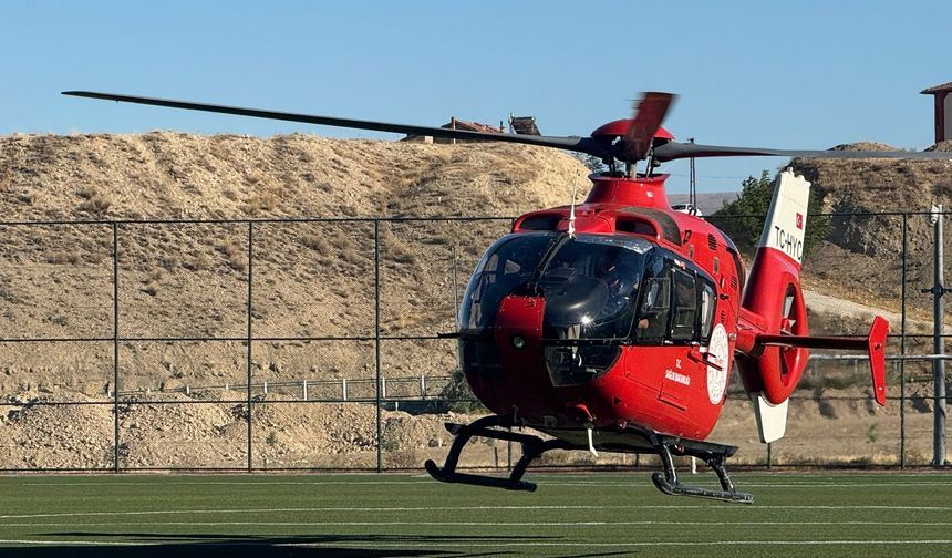 Ambulans Helikopter Can Kurtarmaya Devam Ediyor