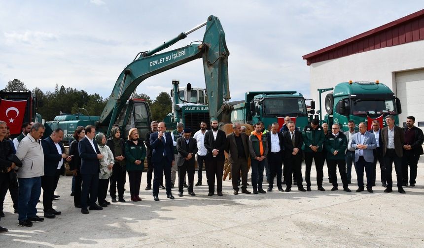 DSİ 9. Bölge'de Makine Çalışma Sezonu Dualarla Açıldı