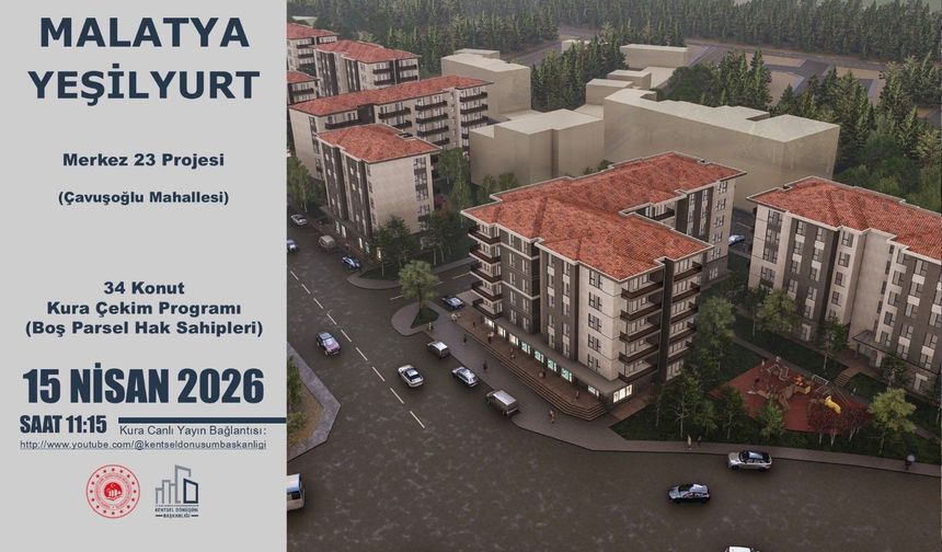 Malatya'da 108 Konut İçin Kura Çekimi Bugün Yapılacak