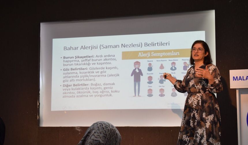 Malatya'da Bahar Alerjisi Konferansı Düzenlendi