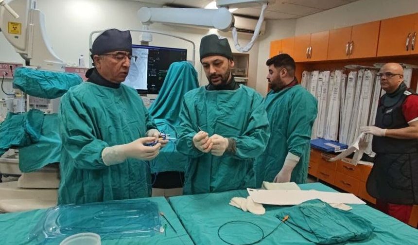 Malatya'da Dirençli Hipertansiyon Hastasına Umut Olan İlk Müdahale