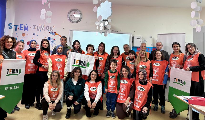 Malatya'da Doğa Eğitimi İçin Gönüllüler Sahaya Hazır