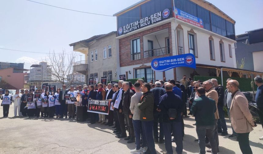 Malatya'da Eğitimcilerden Şiddet Tepkisi: Bir Gün İş Bıraktılar