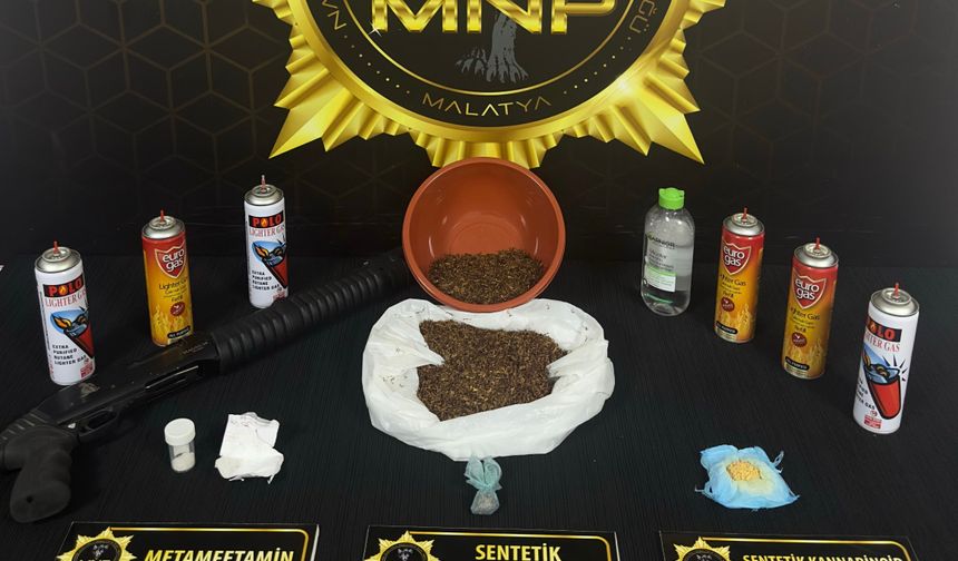 Malatya'da uyuşturucu operasyonunda 7 tutuklama