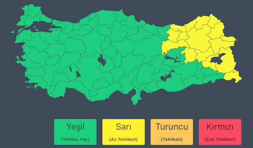 Meteoroloji Uyardı: Doğu'da Kuvvetli Yağış, Fırtına Ve Çığ Riski Alarmı